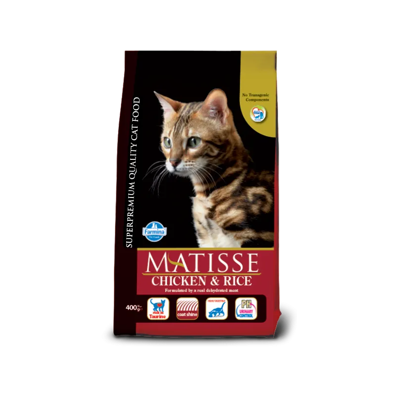 FARMINA MATISSE - CAT Dry Chicken&amp;Rice 400 gr | AKVANAMAI