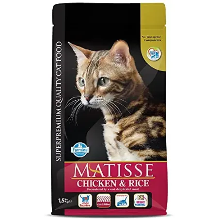 FARMINA MATISSE - CAT Dry Chicken&amp;Rice 1,5 kg | AKVANAMAI