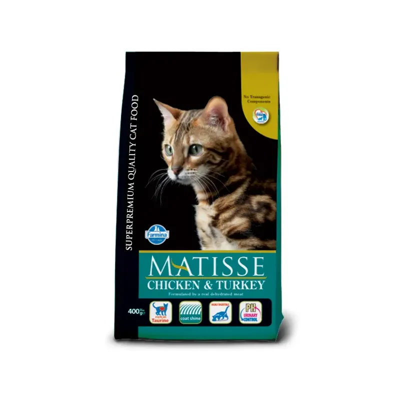 FARMINA MATISSE - CAT Dry Chicken&amp;Turkey 400 g | AKVANAMAI