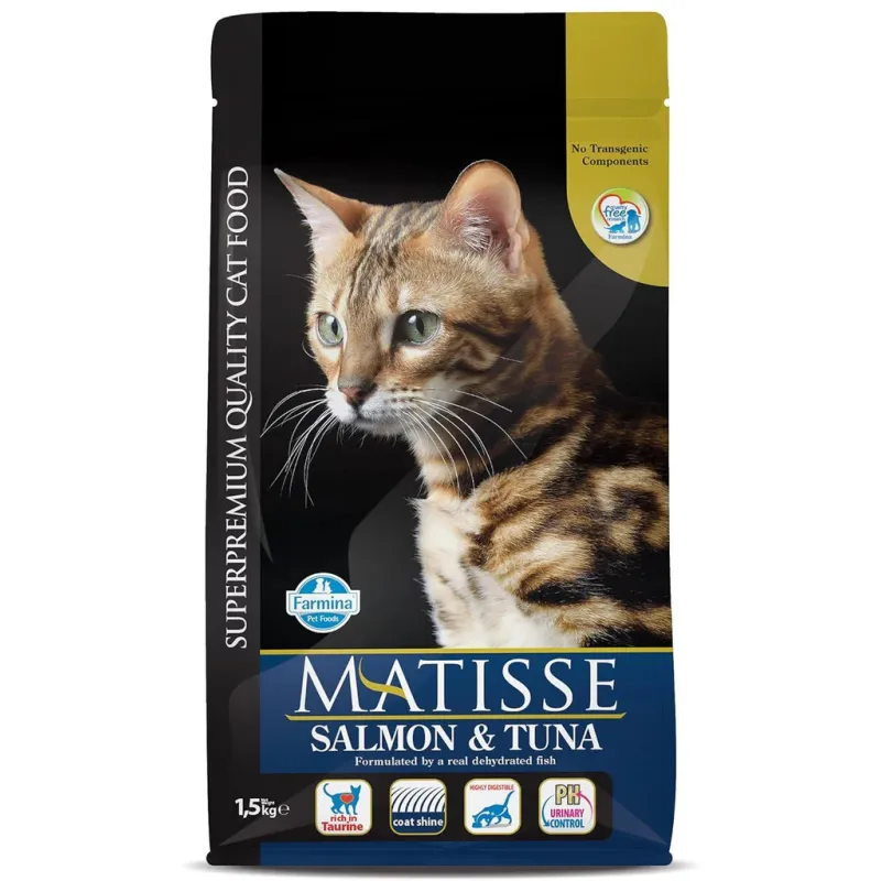 FARMINA MATISSE - CAT Dry Salmon&amp;Tuna 1,5 kg | AKVANAMAI