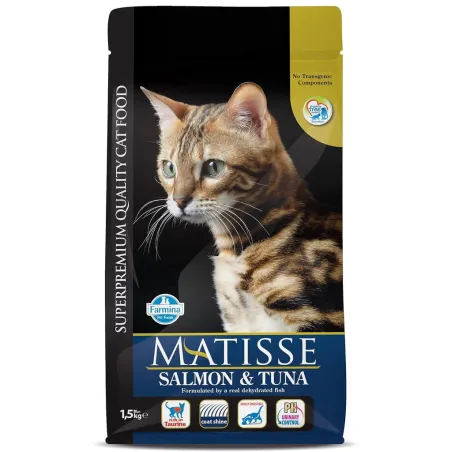 FARMINA MATISSE - CAT Dry Salmon&amp;Tuna 1,5 kg | AKVANAMAI