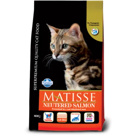 FARMINA MATISSE - CAT Dry NEUTERED Salmon 400 gr | AKVANAMAI
