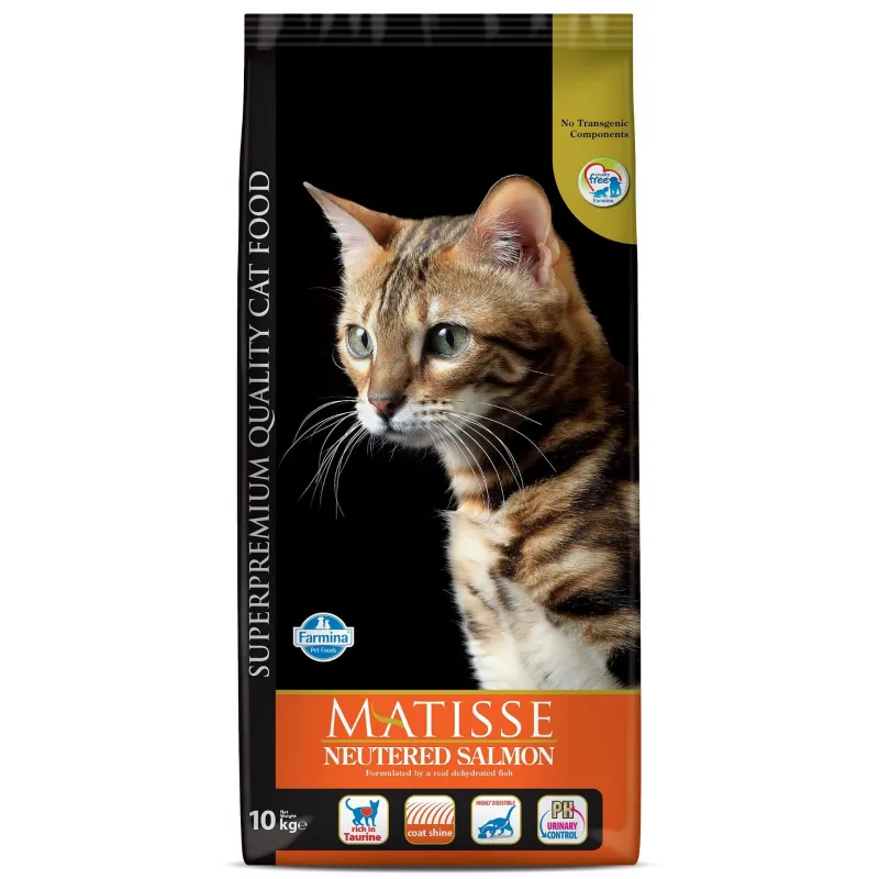 FARMINA MATISSE - CAT Dry NEUTERED Salmon 10 kg | AKVANAMAI