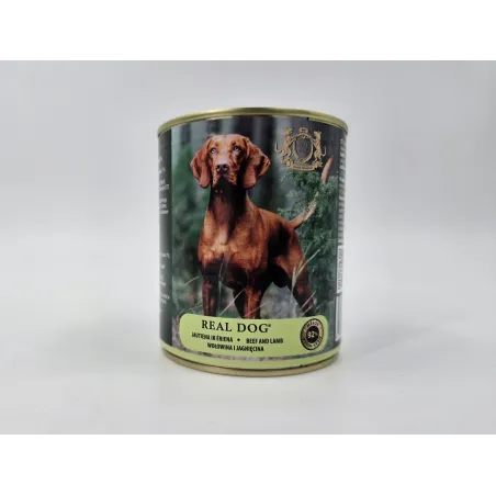 Real Dog SP - Wet Beef and lamb for adult dogs 800 g | AKVANAMAI
