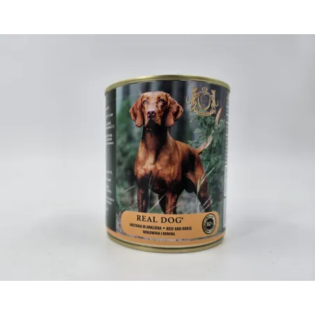 Real Dog SP - Wet Beef and horse for adult dogs 800 g | AKVANAMAI