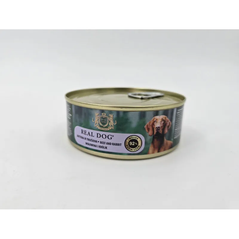 Real Dog SP - Wet Beef and rabbit for adult dogs 240 | AKVANAMAI