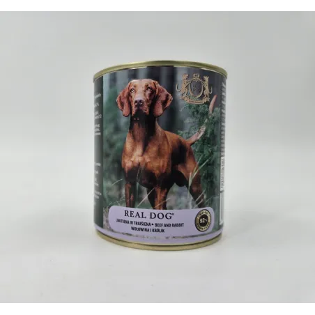 Real Dog SP - Wet Beef and rabbit for adult dogs 800 | AKVANAMAI