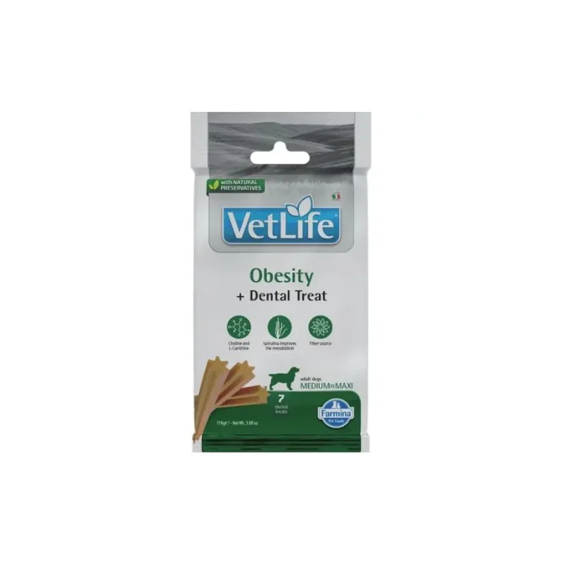 FARMINA VET LIFE - DOG TREAT - OBESITY ADULT | AKVANAMAI
