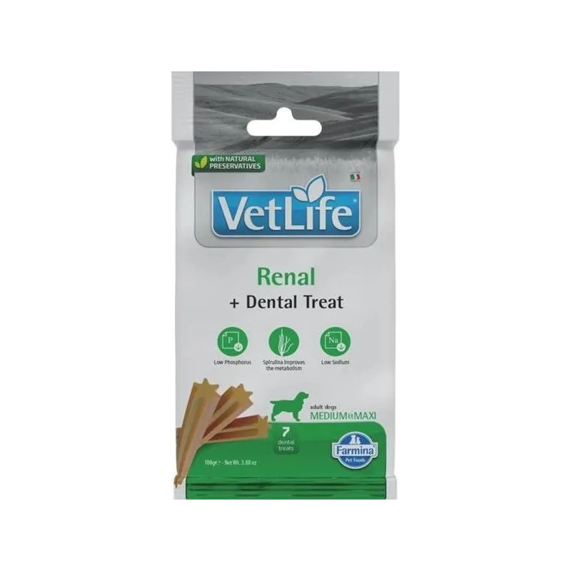 FARMINA VET LIFE - DOG TREAT - RENAL ADULT | AKVANAMAI