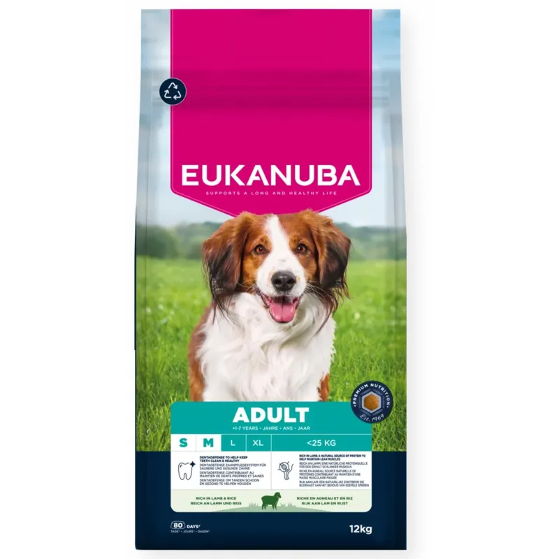 EUK Adult Small &amp; Medium Breed Lamb &amp; Rice | AKVANAMAI