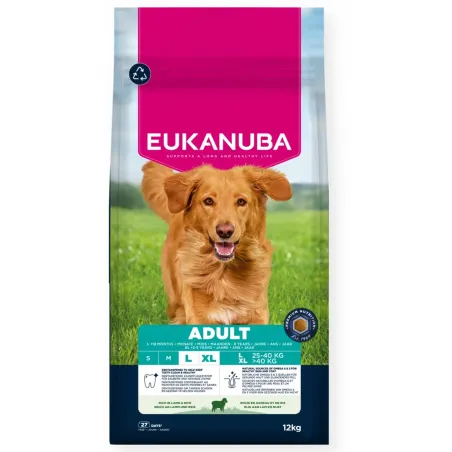 EUK Adult Large Breed Lamb &amp; Rice 12 kg | AKVANAMAI
