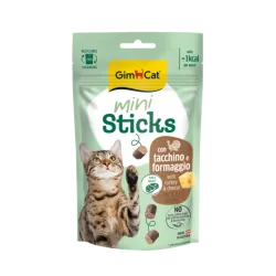 GIMCAT MINI STICKS WITH TURKEY &amp; CHEESE 50 G | AKVANAMAI