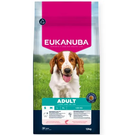 Eukanuba Dog Salmon Barley S/M breed 12 kg, su | AKVANAMAI