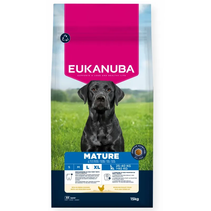Eukanuba Mature (6-9 m.) Large Breed 15 kg | AKVANAMAI