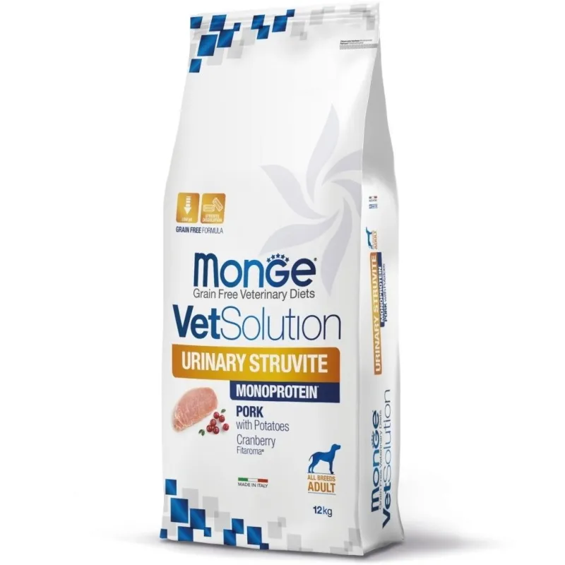 MONGE VetSolution Dog Struvite 12 kg | AKVANAMAI