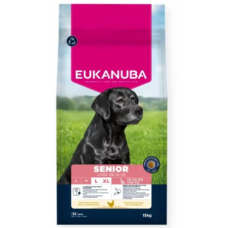 Eukanuba Dog Senior (virš 9 m.) L/XL breeds 15 kg | AKVANAMAI