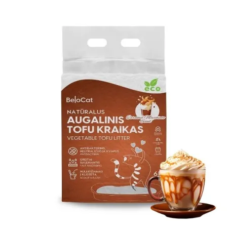 Belocat TOFU kraikas 6L/2,5kg (Caramel Macchiato kv.)