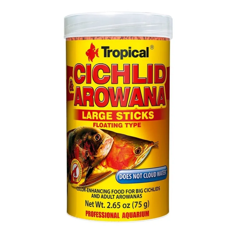Tropical Cichlid&Arowana Large Sticks maistas žuvims 1000 ml