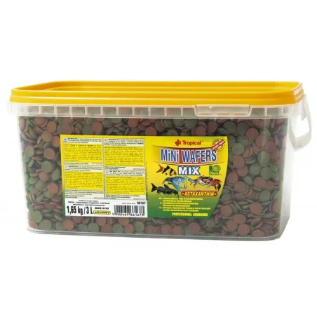 Tropical Mini Wafers Mix pašaras dugninėms žuvims, 3 | AKVANAMAI