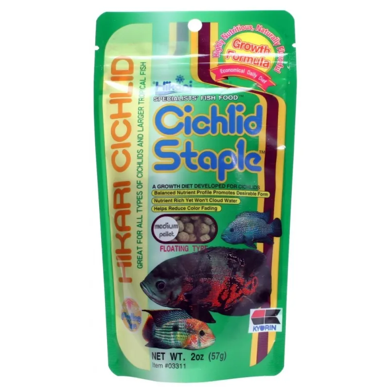Hikari Cichlid Staple Medium pašaras ciklidams, 250 g | AKVANAMAI