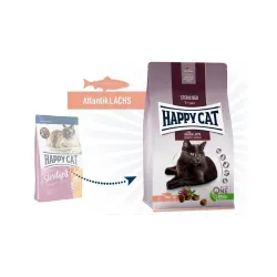 Happy Cat Sterilised Adult Atlantik-Lachs sausas | AKVANAMAI