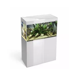 Glossy 80 akvariumas stačiakampis, baltas, 80x35x50 cm