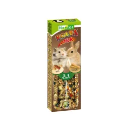 Nestor 2in1 skanėstų lazdelės graužikams su | AKVANAMAI