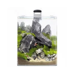 AQUAEL OptiBent 70 akvariumo komplektas, baltas, 68 l | AKVANAMAI