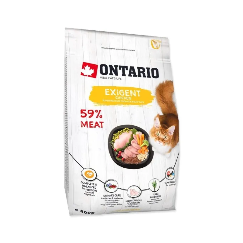 Ontario Cat Exigent sausas maistas suaugusioms | AKVANAMAI