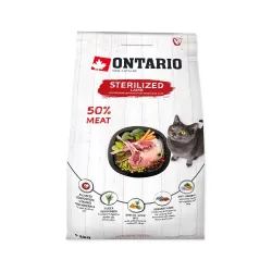 Ontario Cat Sterilised Lamb sausas maistas | AKVANAMAI