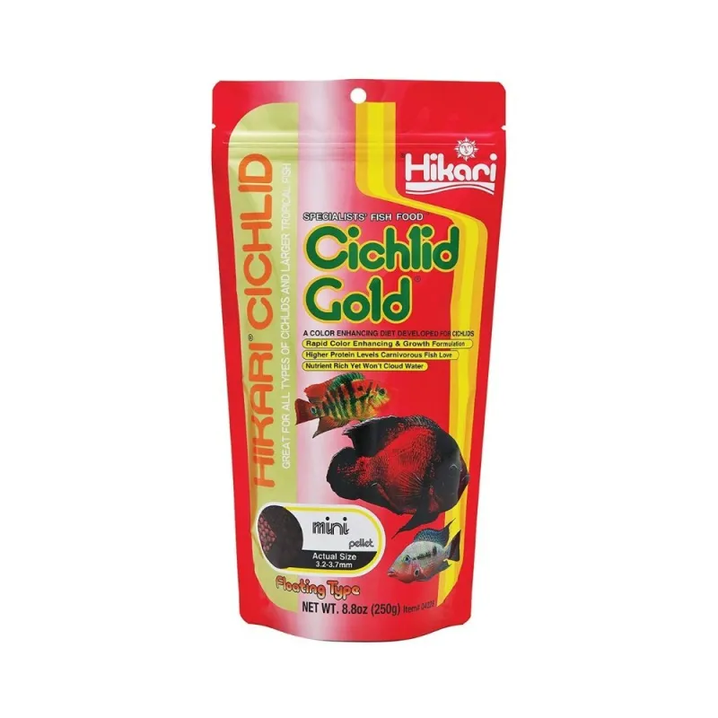 Hikari Cichlid Gold Mini visavertis pašaras žuvims | AKVANAMAI