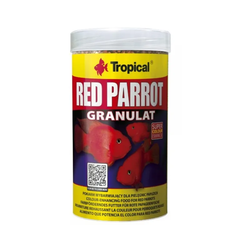 Tropical Red Parrot Granulat granuliuotas pašaras | AKVANAMAI