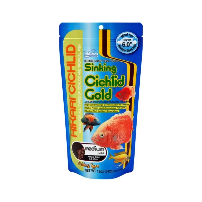 Hikari Cichlid Gold Sinking Medium visavertis | AKVANAMAI