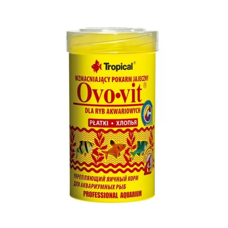 Tropical Ovo-vit pašaras žuvims su kiaušinių | AKVANAMAI
