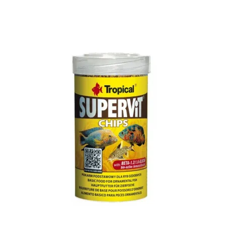 Tropical Supervit Chips pašaras žuvims su | AKVANAMAI