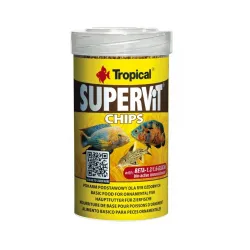 Tropical Supervit Chips pašaras žuvims su | AKVANAMAI