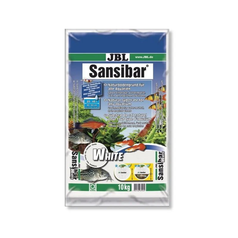 JBL Gruntas Sansibar White 10 kg (0, 2-0, 6 mm) | AKVANAMAI