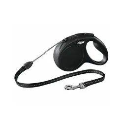 Flexi New Classic S automatinis pavadys juodas, 5 m | AKVANAMAI