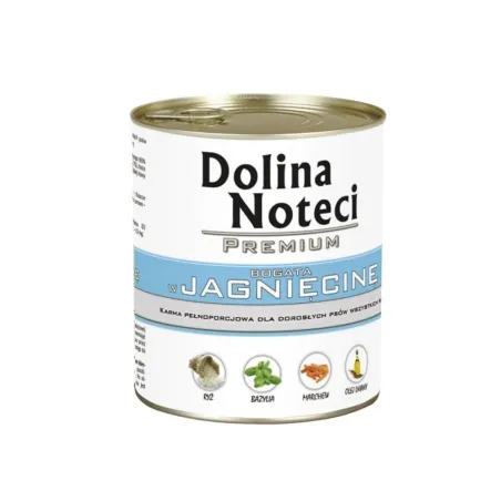 Konservai šunims su ėriena Dolina Noteci Premium 800 | AKVANAMAI
