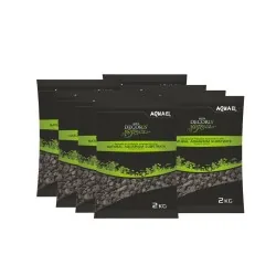 Gruntas akvariumui, juodas, 2-4 mm, 8x2 kg