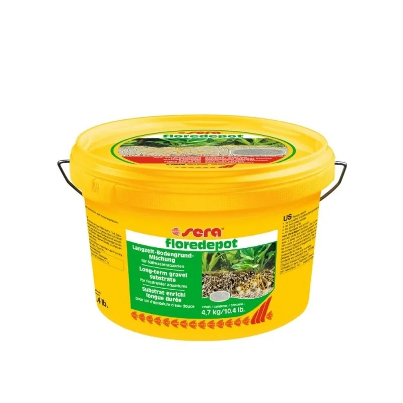 Sera pogruntis akvariumams Floredepot, 3,6 l, 4,7 kg | AKVANAMAI