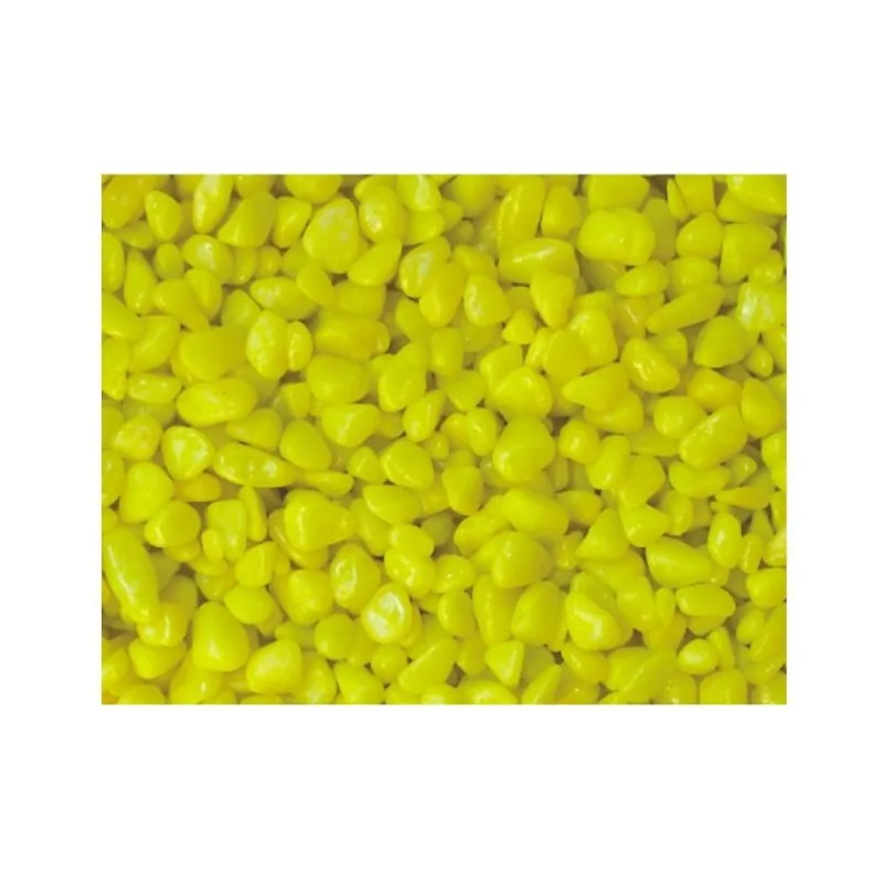 Gruntas akvariumui geltonas 3-5 mm, 1 kg