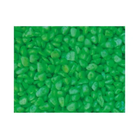 Gruntas akvariumui šviesiai žalias 3-5 mm, 1 kg