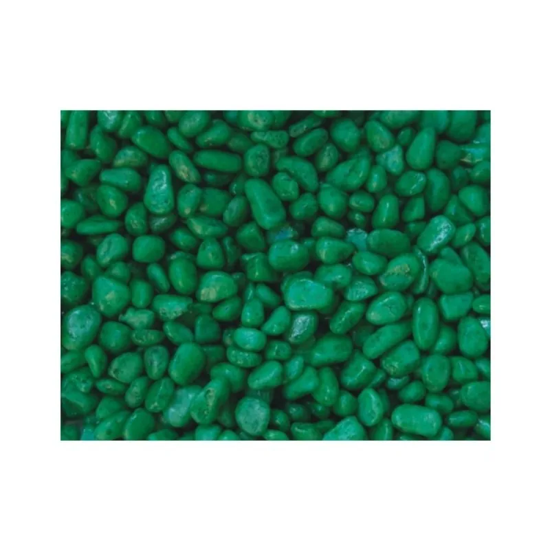Gruntas akvariumui tamsiai žalias 5-8 mm, 1 kg