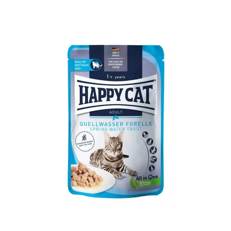 Happy Cat guliašas katėms su upėtakiu | AKVANAMAI