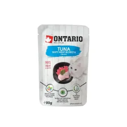 Ontario konservai katėms su tunu sultinyje, 80 g | AKVANAMAI