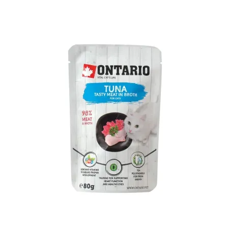 Ontario konservai katėms su tunu sultinyje, 80 g | AKVANAMAI
