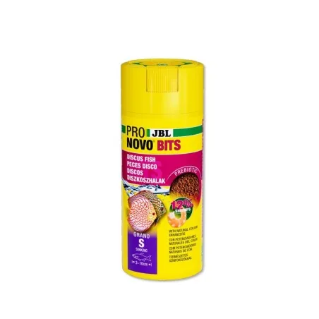 ProNovo Bits Grano S universalus pašaras diskusams ir Pietų Amerikos ciklidams 250 ml (click)