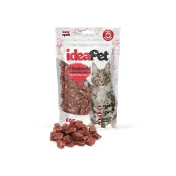 Skanėstas katėms kubeliai su jautiena ir žuvimi, 60 g
