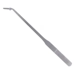 Lenktas pincetas, 27 cm (blizgus)